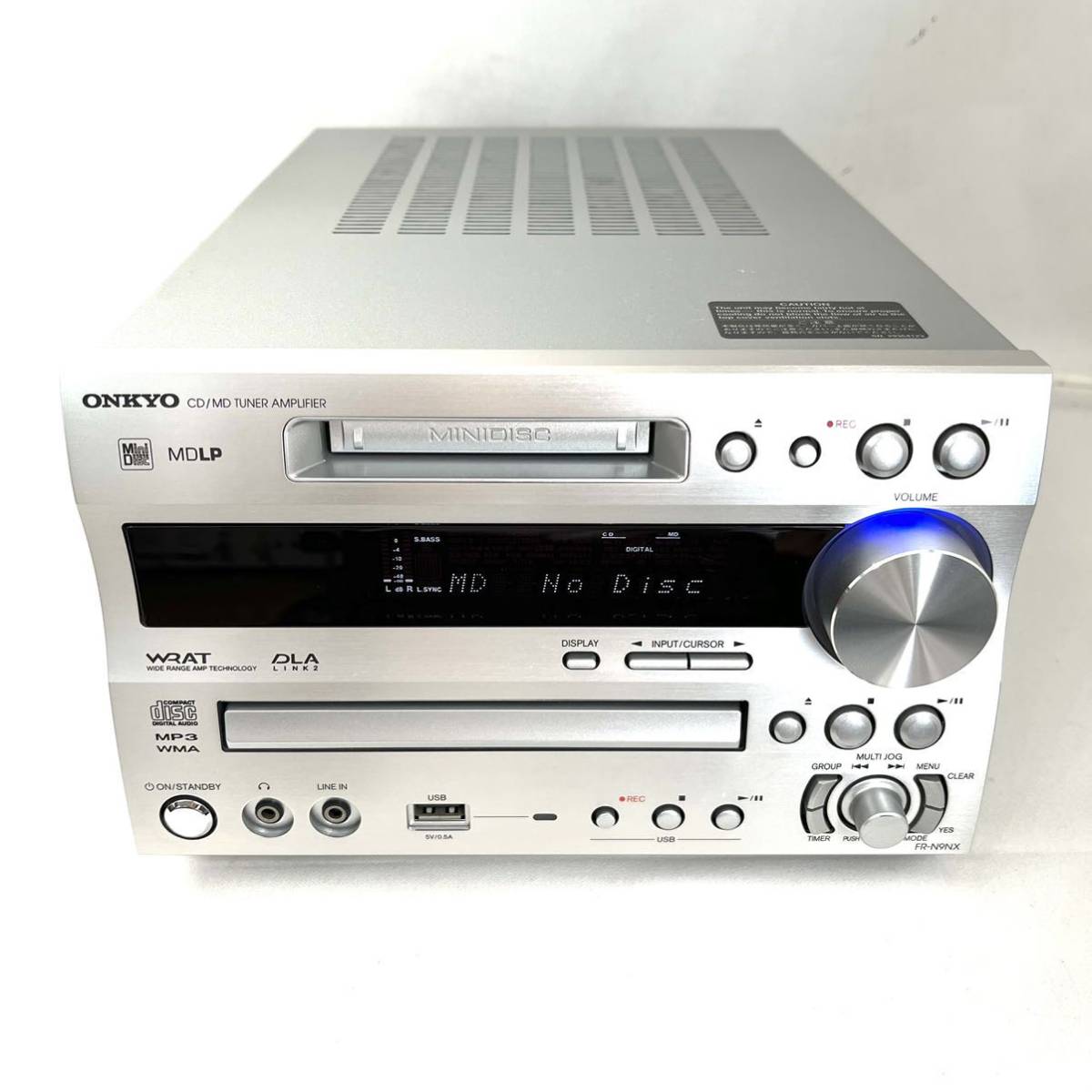 【完動☆美品】ONKYO オンキョー CD MD MD搭載 最終 モデル コンポ FR-N9NX_画像3