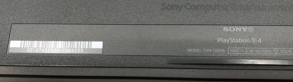 Wｃ348★SONY PlayStation4 本体 CUH-1200A 【500GB ブラック】 中古 本体のみ 動作確認 初期化済み PS4★_画像6