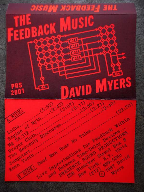 【カセット】DAVID MYERS - The Feedback Music【Arcane Device/1987年】_画像3