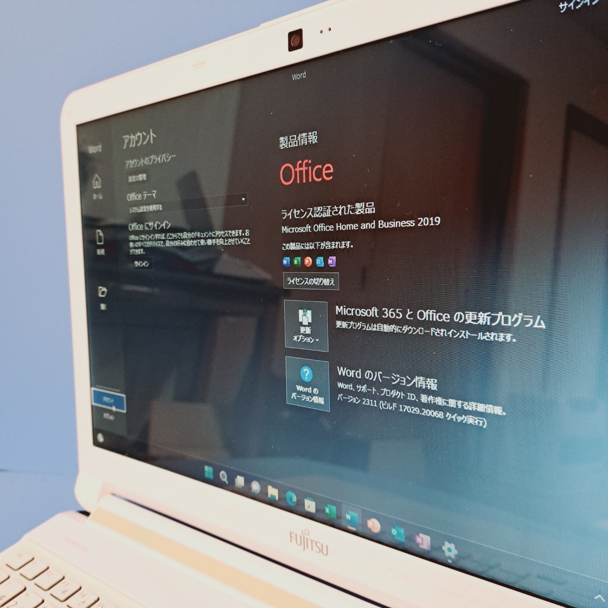 ★最強Corei7★メモリ16GB/新品SSD512GB/LIFEBOOK/AH53/K/アーバンホワイトWindows11/Office2019H&B/Webカメラ/富士通/FUJITSU/Bluetooth_画像7