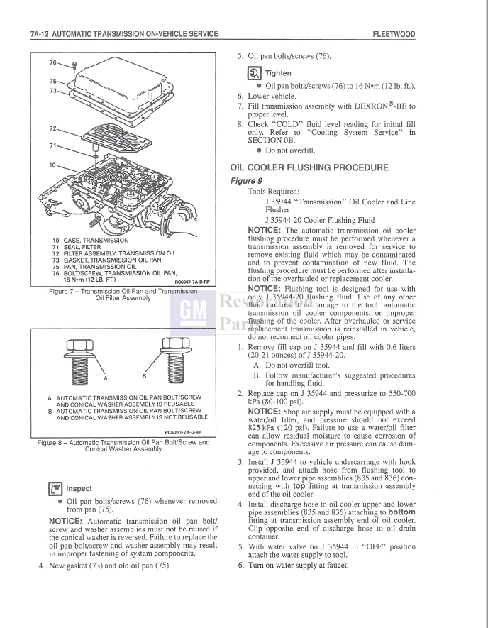 1994y Cadillac Fleetwood сервисная книжка схема проводки manual Cadillac LT1 большой brougham руководство по обслуживанию магазин manual 