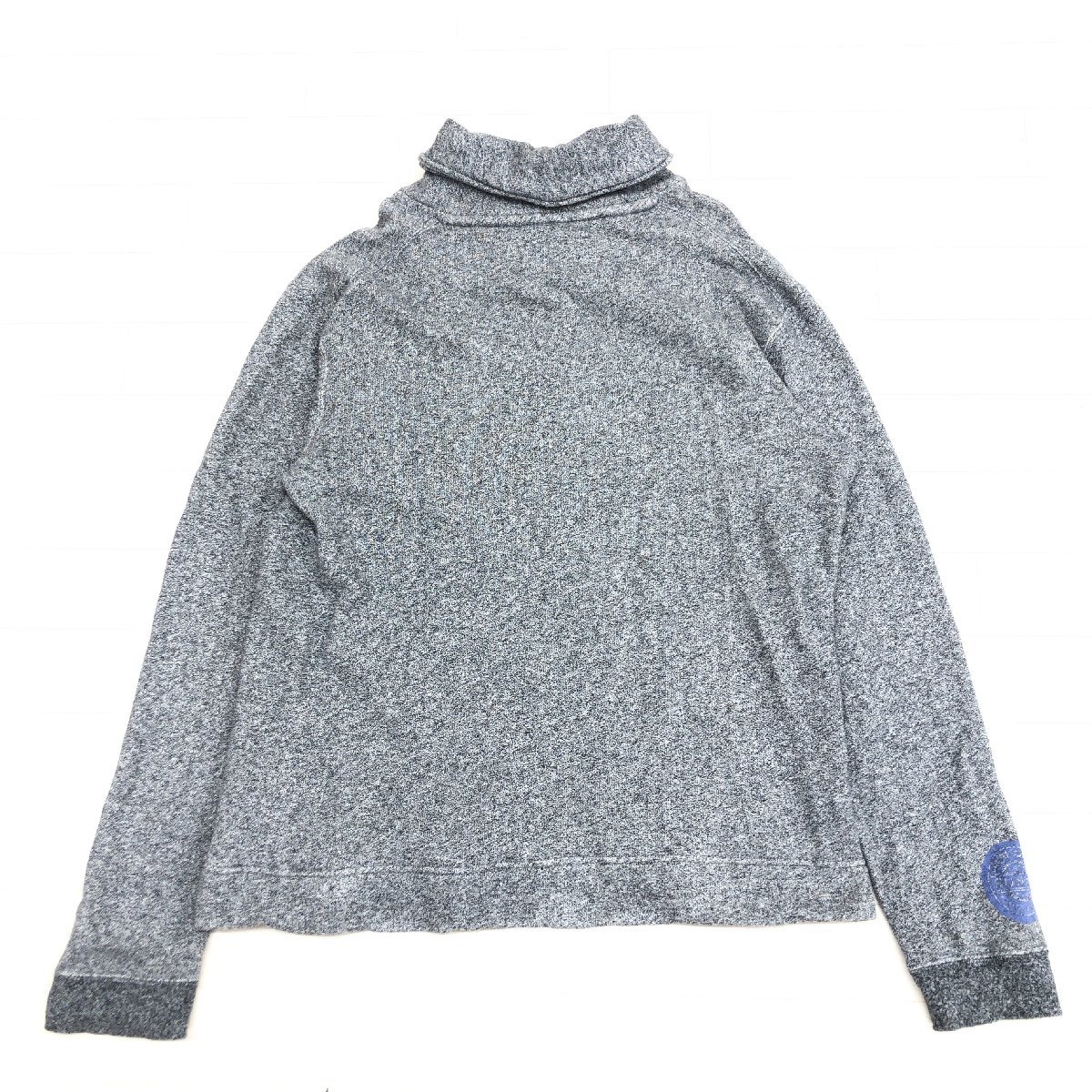 ●SUNNY SPORTS×BEAMS サニースポーツ ビームス ロゴプリント ショールカラー スウェット トレーナー 40(L) 杢グレー 国内正規品 メンズ_画像2