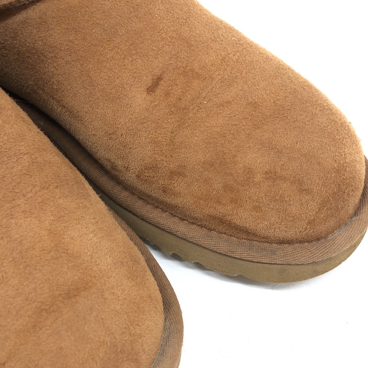 ●UGG アグ 定価30,800円 ベイリーボタン 定番人気 ムートンブーツ US6(23cm) ブラウン ショートブーツ BAILEY BUTTON レディース 女性用_画像8