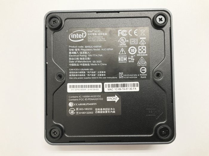 IntelミニPCキット NUC NUC10i5FNK 64GBメモリ+500GB M.2 SSD_画像7