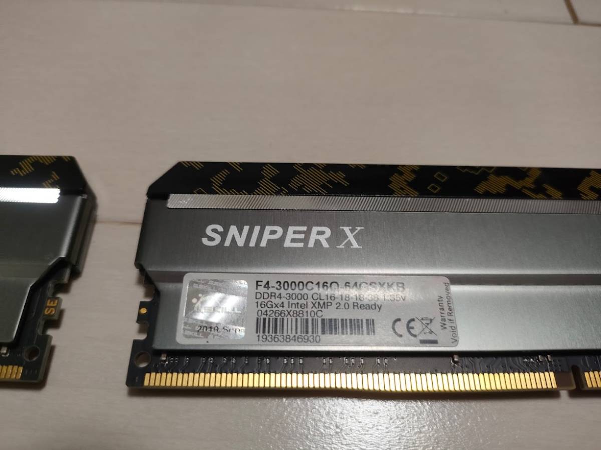 [ бесплатная доставка ]SNIPER X настольный память DDR4 64GB(16GB×4 листов )