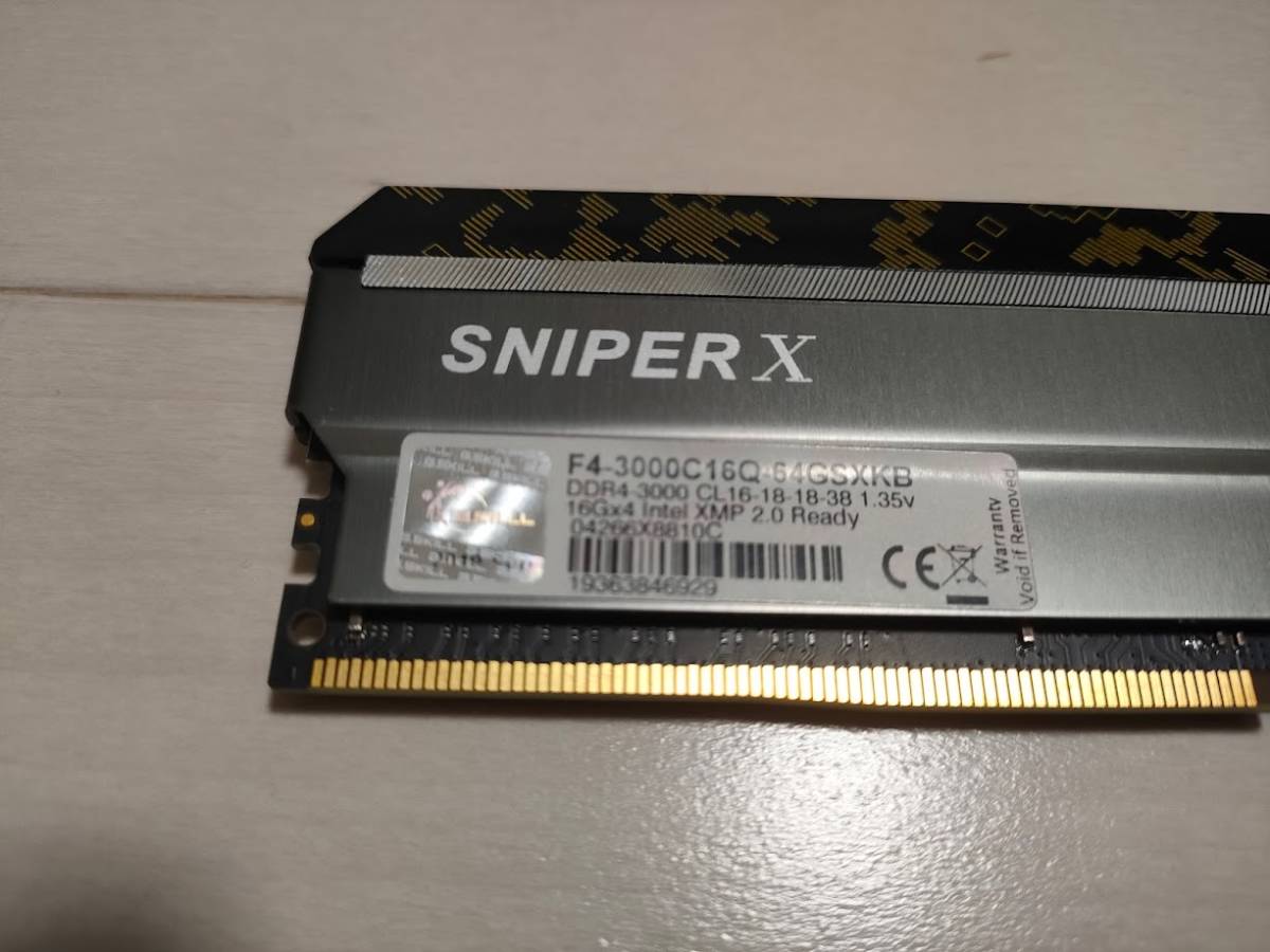 [ бесплатная доставка ]SNIPER X настольный память DDR4 64GB(16GB×4 листов )