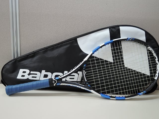 Babolat バボラ テニスラケット PURE DRIVE TEAM ピュア ドライブ チーム G1(1:4 1/8) ソフトケース付/中古品_商品全体