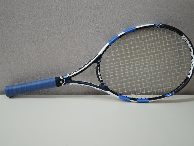 Babolat バボラ テニスラケット PURE DRIVE TEAM ピュア ドライブ チーム G1(1:4 1/8) ソフトケース付/中古品_全体