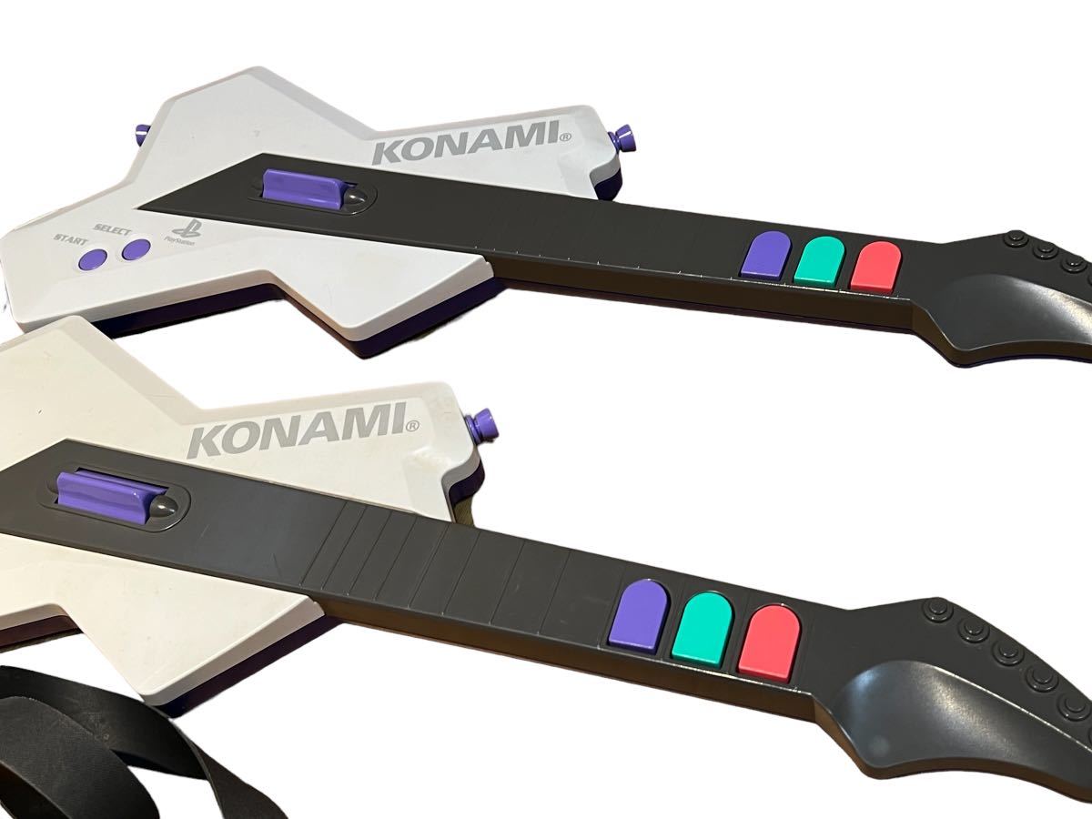 KONAMI コナミ GUITAR FREAKS ギター フリークス PlayStation 専用コントローラー RU018 コントローラー 3本セット まとめ売り_画像3