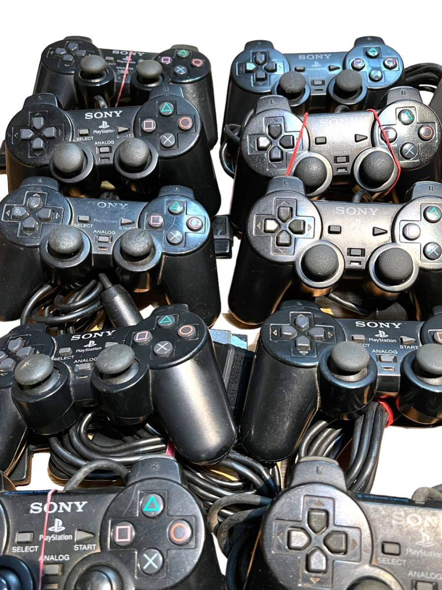 コントローラー SONY PlayStation2 プレイステーション2 DUALSHOCK2 デュアルショック2 ソニー 17個セット まとめ売りの画像5