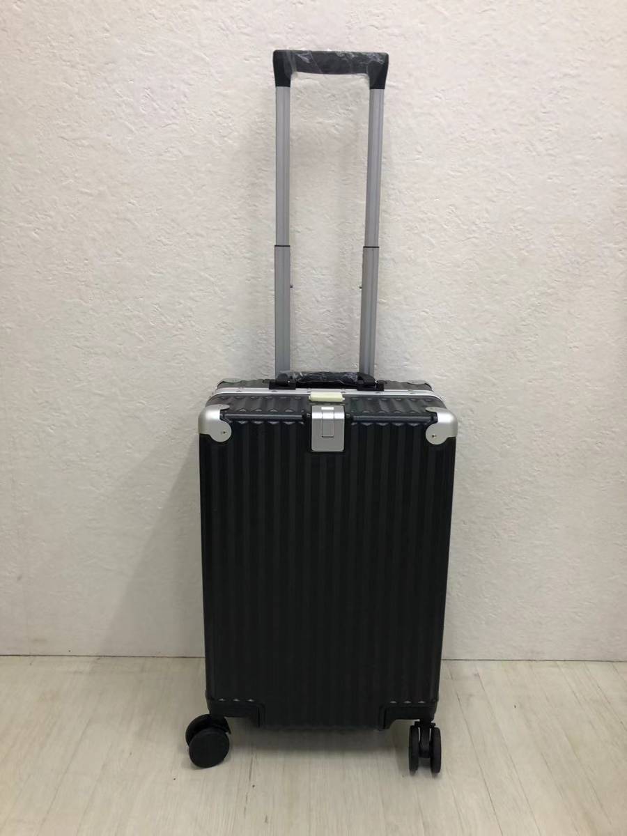 スーツケース フレームタイプ USBポート付き キャリーケース Sサイズ sc173-20-bk TC126 ブラック_画像1