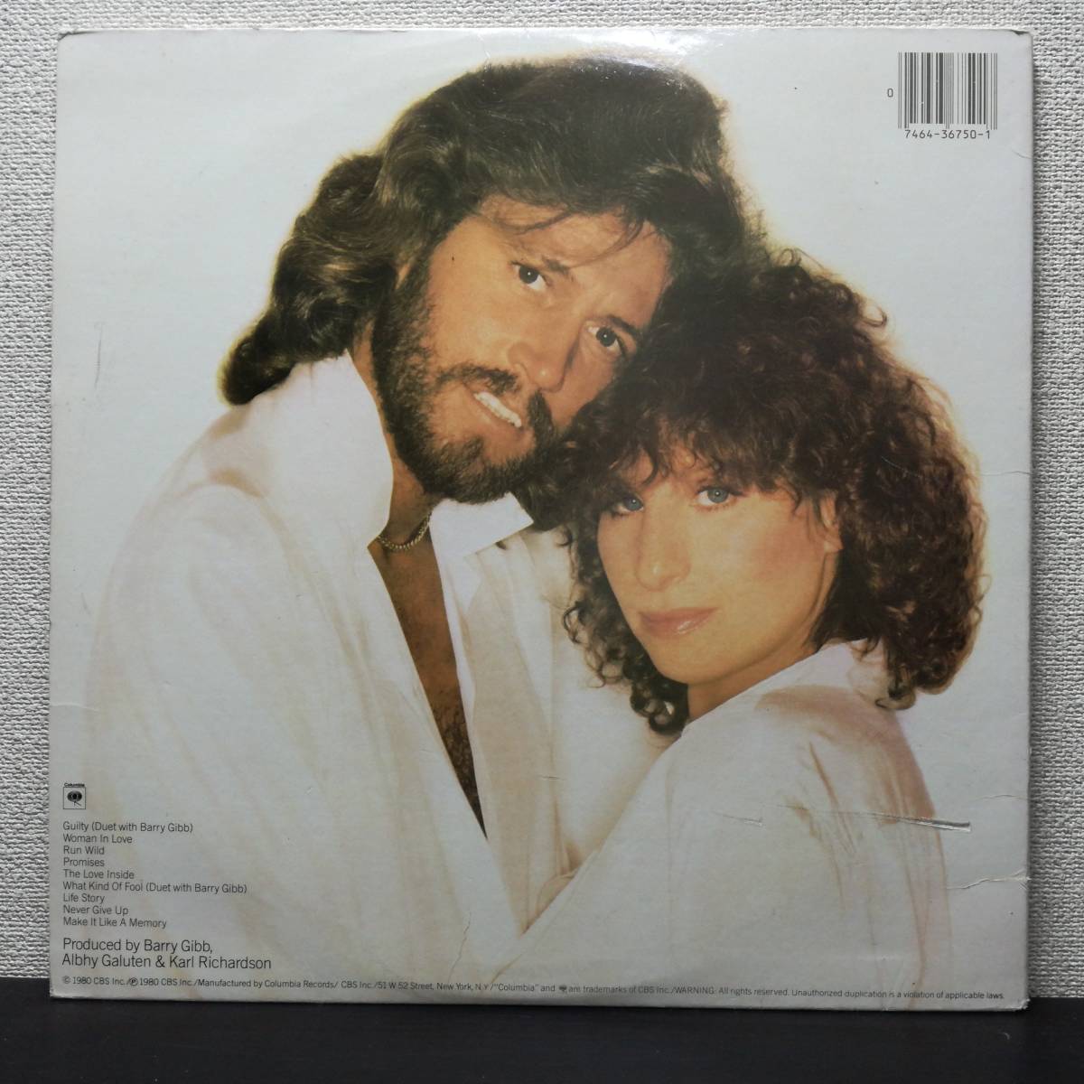 US盤　Barbra Streisand - GUILTY / FC36750 レコード ＃_画像2