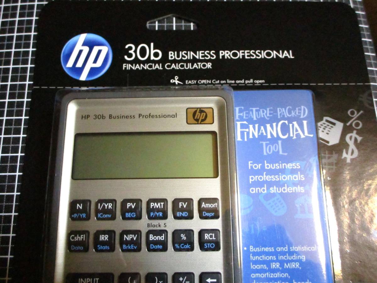 【未開封・未使用】HP 30b 金融電卓 Hewlett Packard ヒューレット・パッカード
