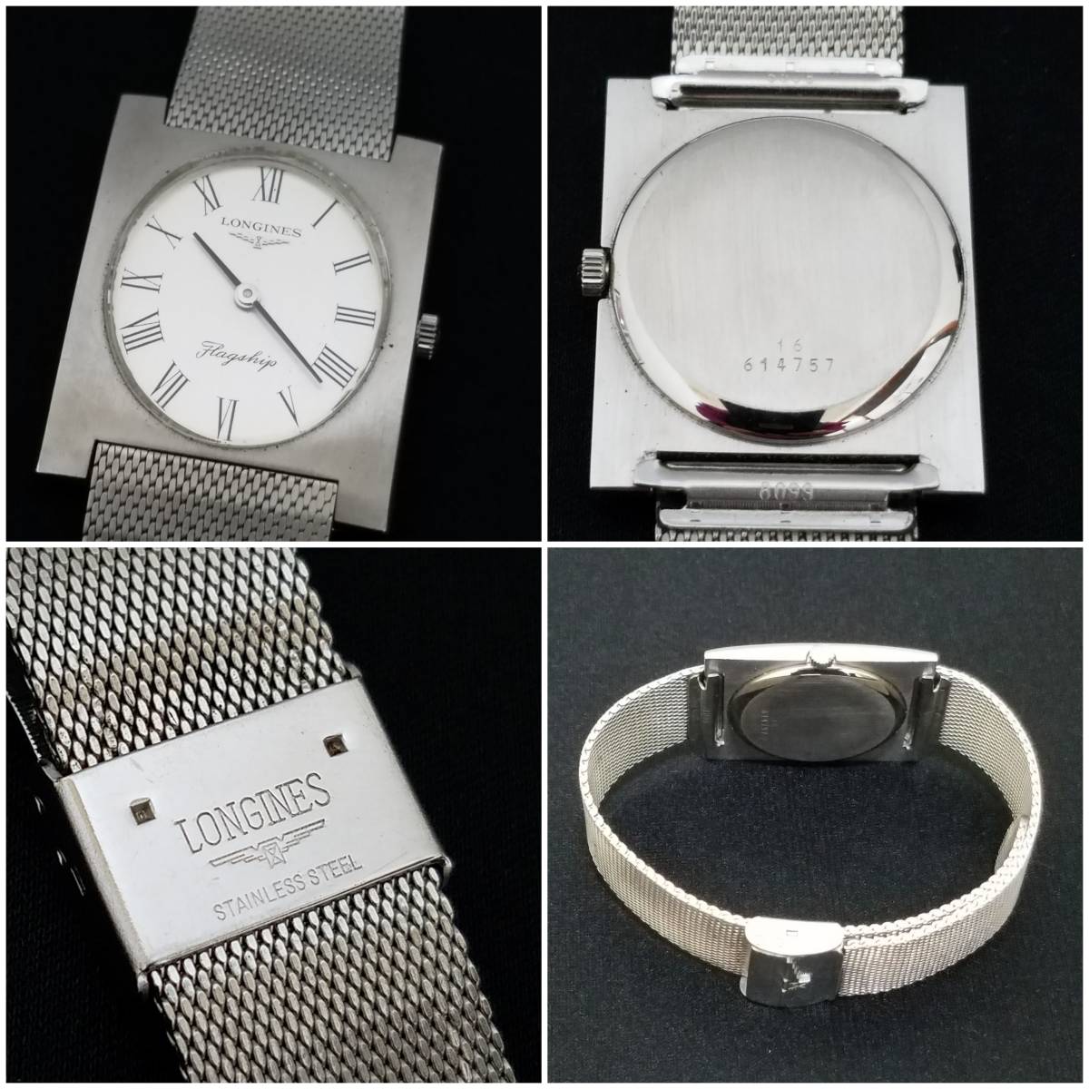 ■ディーゼル・SEIKO・ロンジン・ディズニー腕時計９本まとめ■バッチおまけ■中古品【T7043】_ロンジン