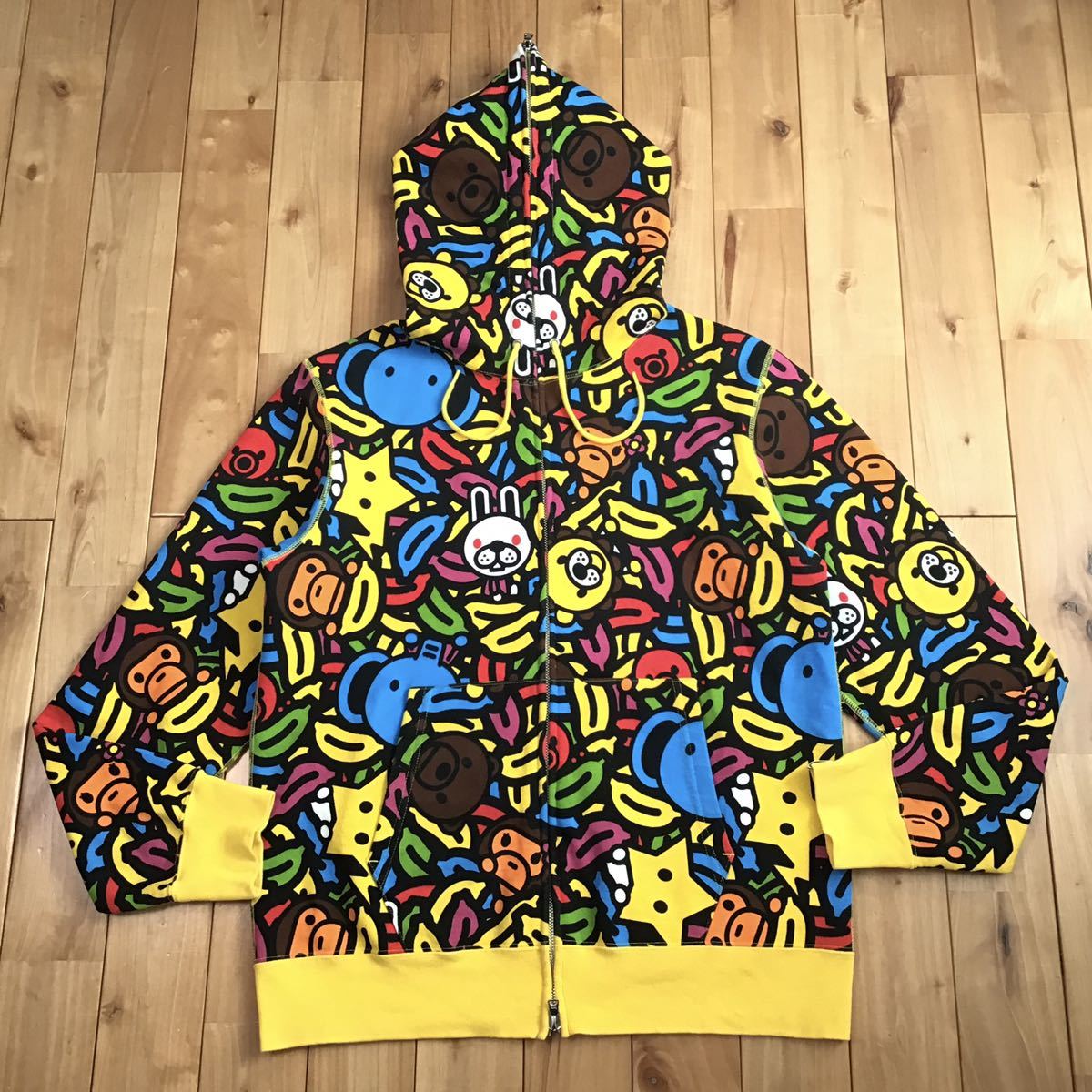 アニマル マイロ パーカー Lサイズ a bathing ape BAPE sta full zip hoodie milo Safari animal banana エイプ ベイプ NIGO w944