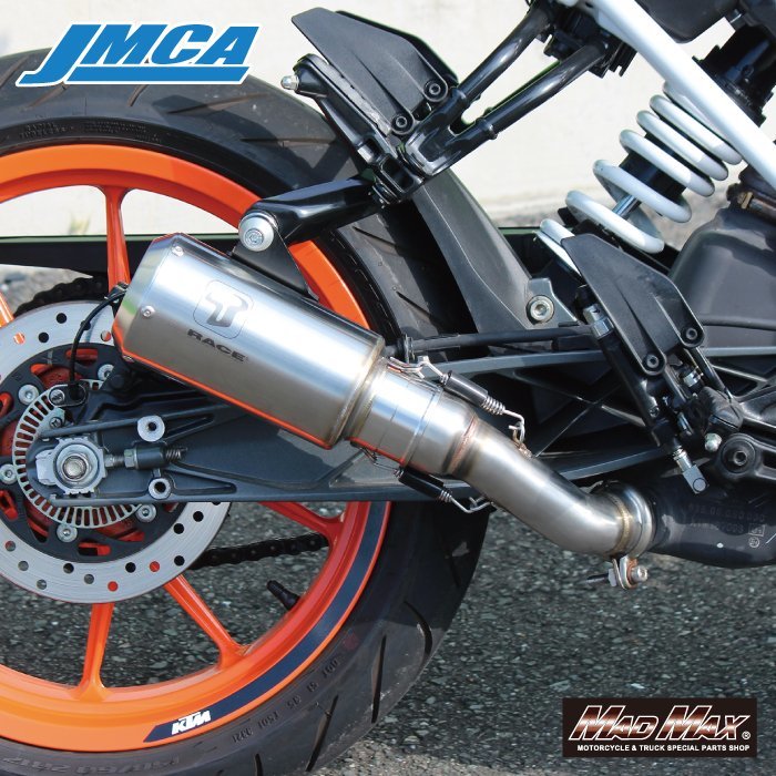 IXRACE KTM DUKE 250/390 2017-2021 MK2 スリップオン マフラー 政府認証 JMCA取得【送料800円】_画像4