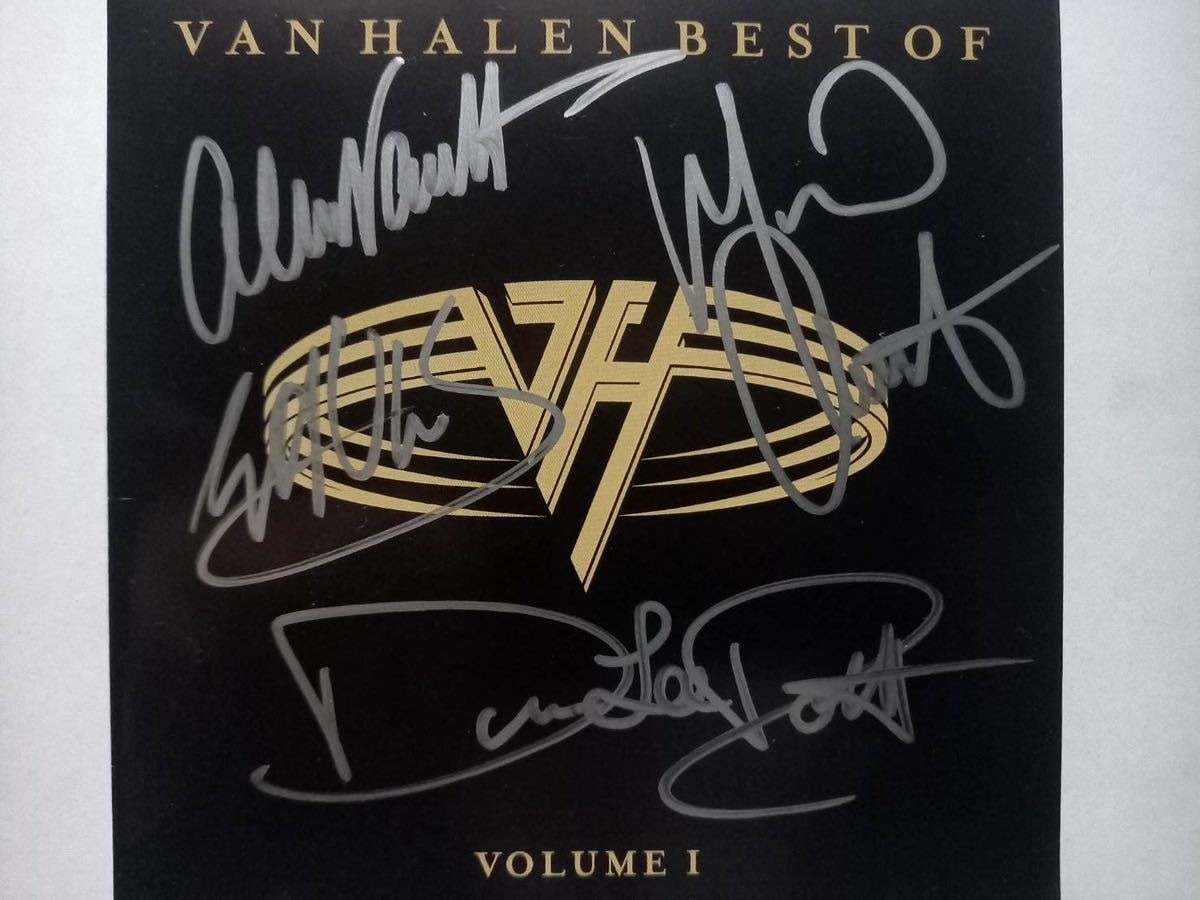 VAN HALEN/ヴァン へイレン直筆サイン入りCD_画像1