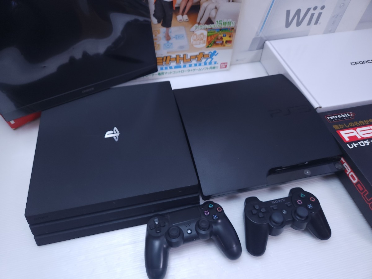 大量SONY PlayStation4 pro 1tb FW9.6ソニーPs3/Ps4 pro本体 プレステ任天堂wiiレトロゲーム機やその他のアクセサリ まとめて 動作未確認~7_画像2