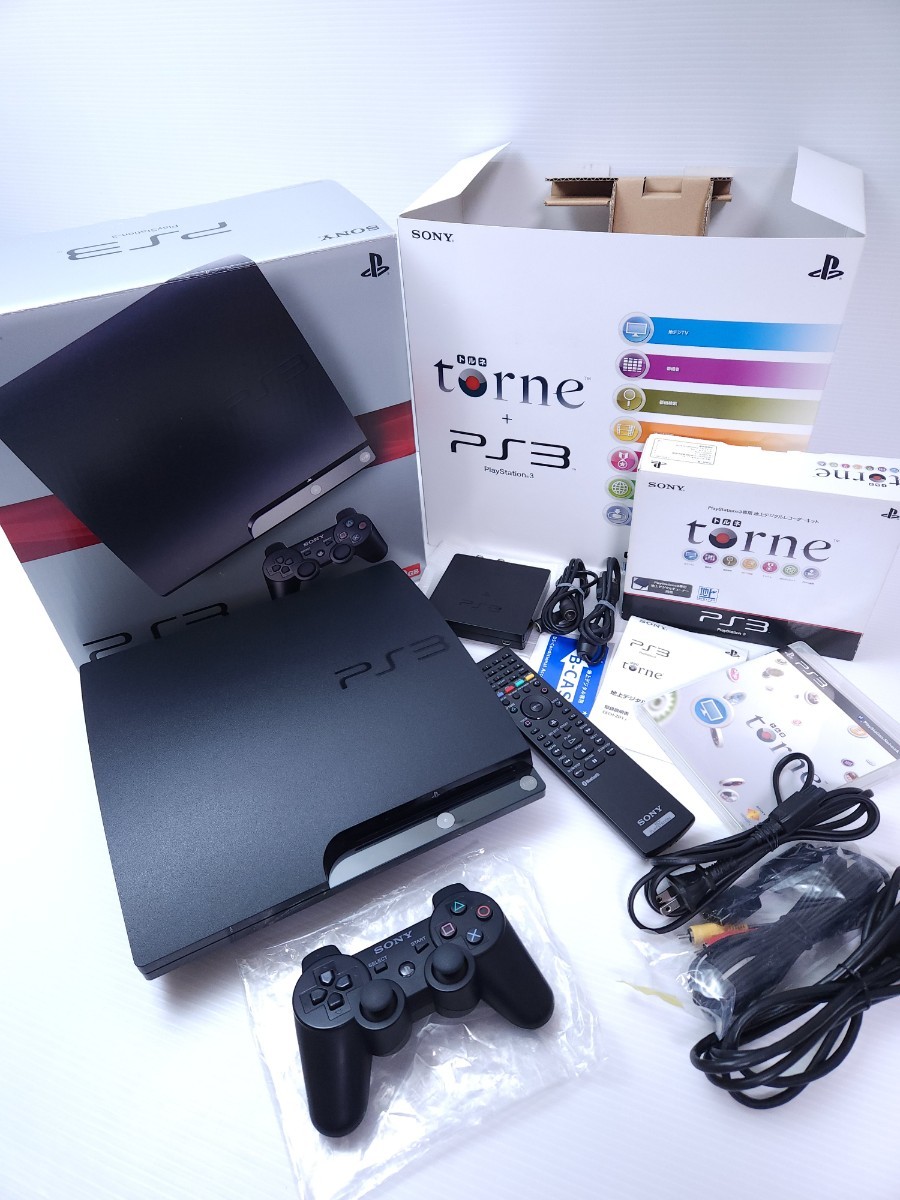 美品/動作品SONY ソニー PlayStation3 PS3本体 CECH-2100B 250Gブラック プレステ3 ゲーム機 FW4.86 セット(75)