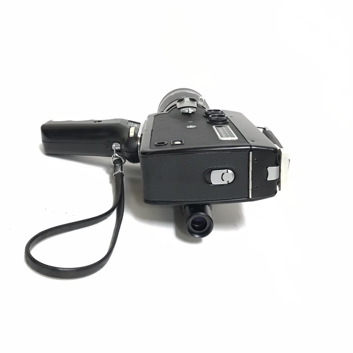 ELMO super 110 フィルムカメラ ケース付き 8mm エルモ 撮影機 昭和レトロ 動画 撮影 映画 光学機器_画像4