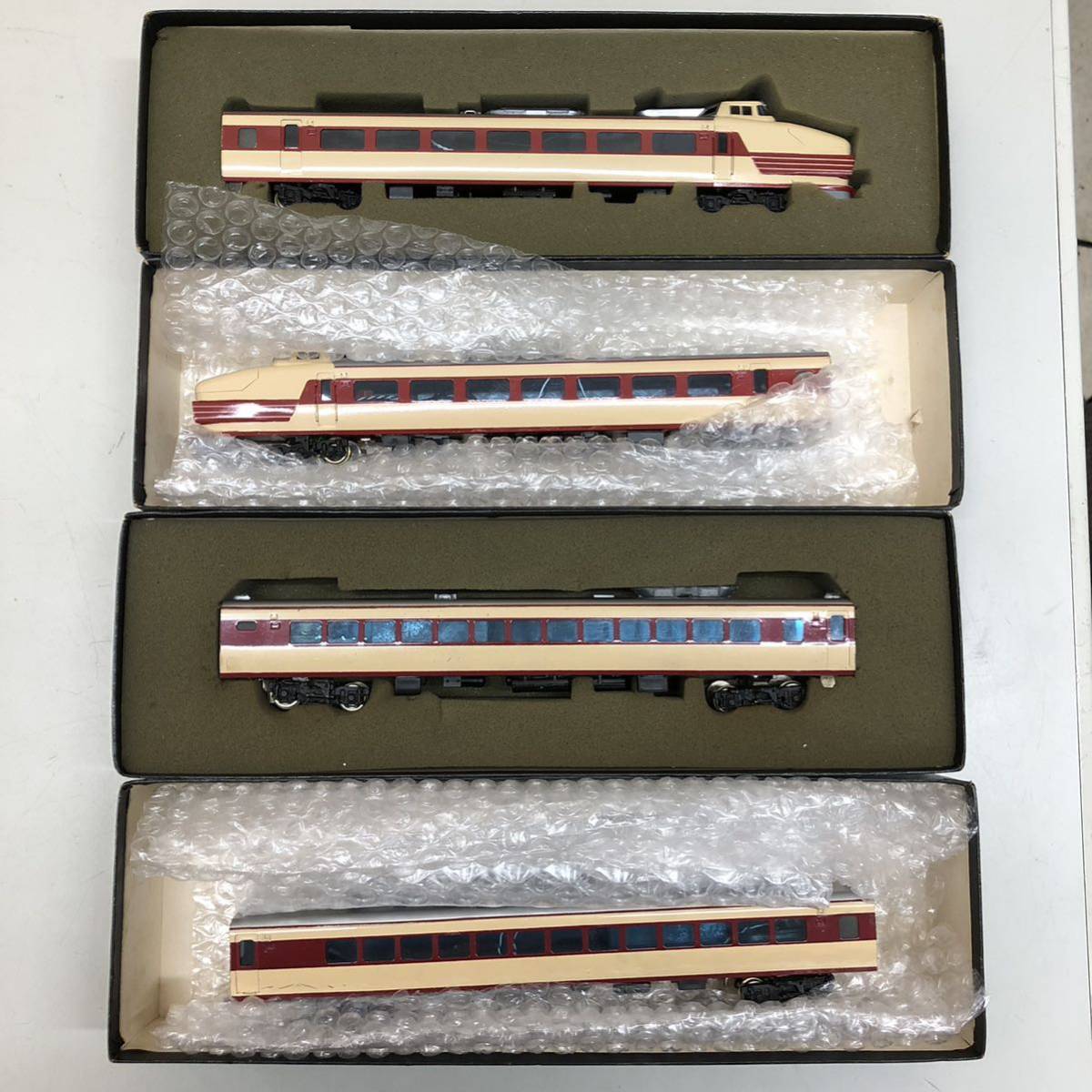 宮沢模型 MIYAZAWA 特急モロ 180 クハ 181 つばめ こだま HOゲージ 鉄道模型 動作未確認 パーツ外れ有り ジャンク品 ミヤザワ_画像9