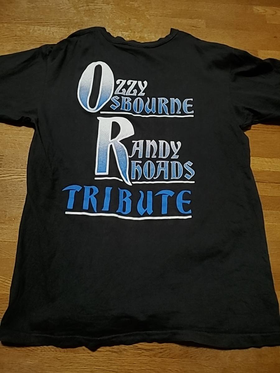 当時物　ビンテージ　Tシャツ　Ozzy Osbourne Tribute ランディ・ローズ_画像2