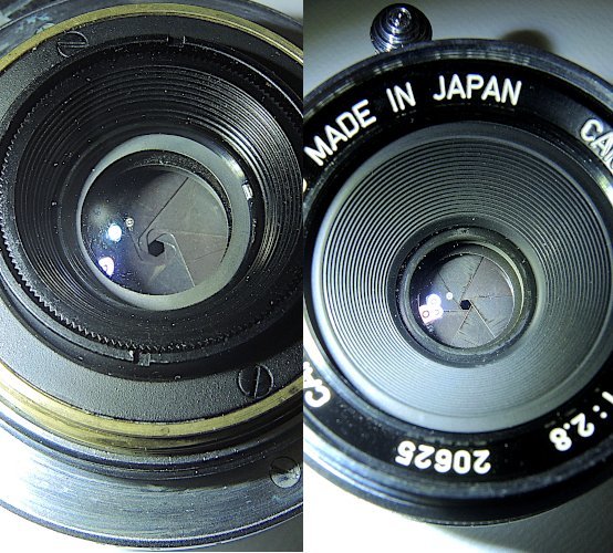 Canon 28ｍｍ F2.8 Lマウント 前期型 キャノン ライカマウント 39㎜マウント Leica 単焦点 広角 マニュアル 中古 フィルムレンズ　_画像9