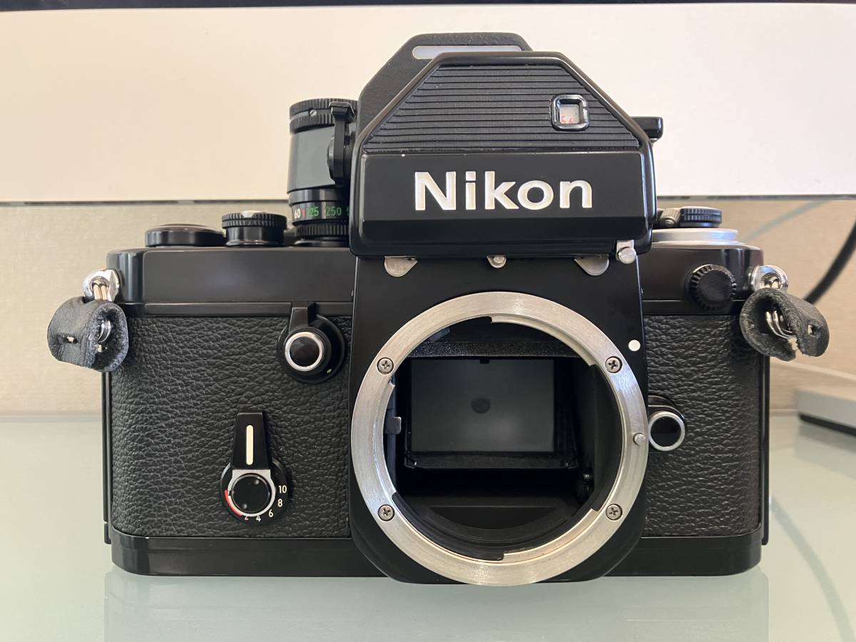 露出計メーター動作品のNikon F2 フォトミックSファインダー ブラック 黒 NIKKOR-H 50mm f2 _画像5