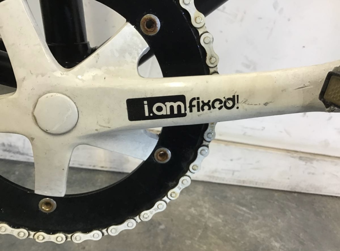 *◆自転車 走行確認 ピストバイク i am fixed フリーギヤ 700×24C 岐阜発 1/18_画像4