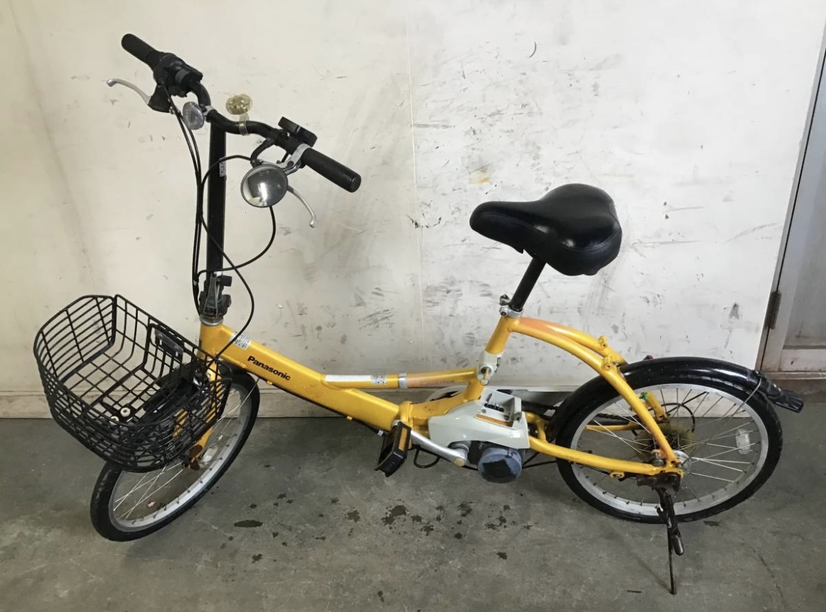 * Gifu departure ^Panasonic/ Panasonic / folding electric bike ^EPJ06^20 -inch /6 step shifting gears / assist mileage verification / present condition goods R5.5/26*