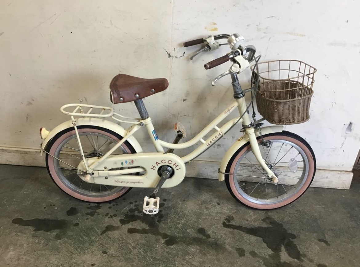 ★岐阜発 ⑦△BRIDGESTONE/ブリヂストン△HACCHI/ハッチ△16インチ/子供用自転車/キッズ/走行確認/現状品 R4.10/18★