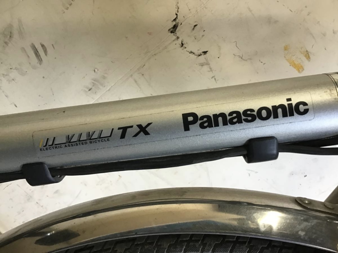 301□岐阜発/△Panasonic vivi TX 電動自転車/電動アシスト自転車/26インチ/アシスト使えません/走行確認/充電器無し/ジャンク品/R4.12/23