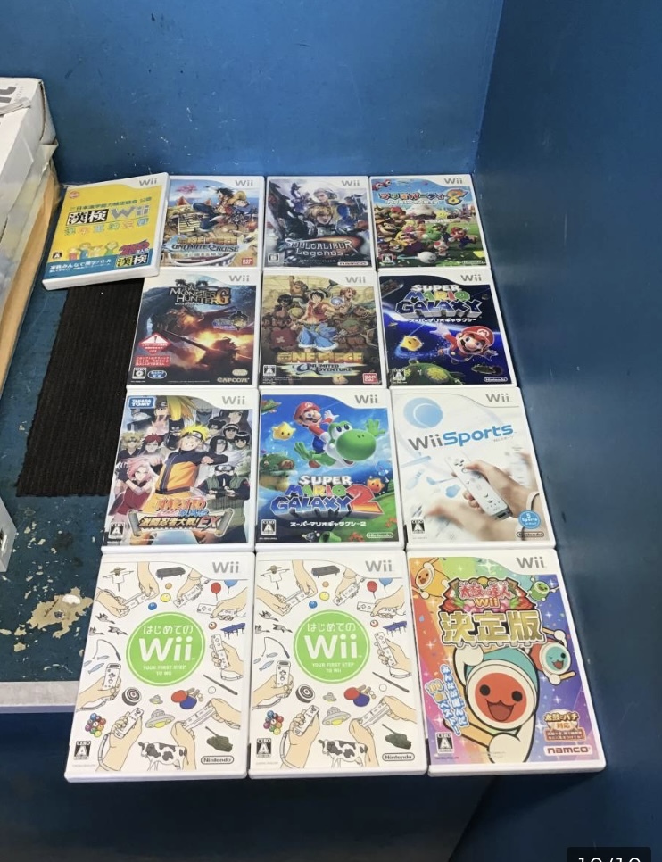 *★岐阜発　△Nintendo/任天堂/Wii/本体/コントローラー/太鼓の達人/Wiiフィット/セット/動作未確認/ジャンク品　R4.5/28★_画像10