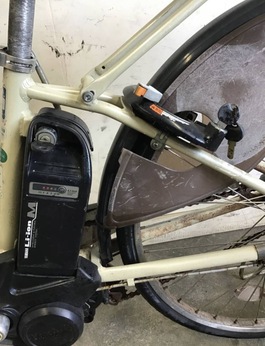 v* Gifu departure /YAMAHA PAS Raffini/ electromotive bicycle / electric bike /26 -inch / mileage verification / key . charger have / chain. .. sound does / present condition goods /R4.11/16