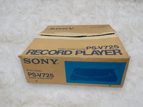 【美品】 SONY ソニー ステレオ レコードプレイヤー PS-V725 オーディオ機器 ターンテーブル_画像8