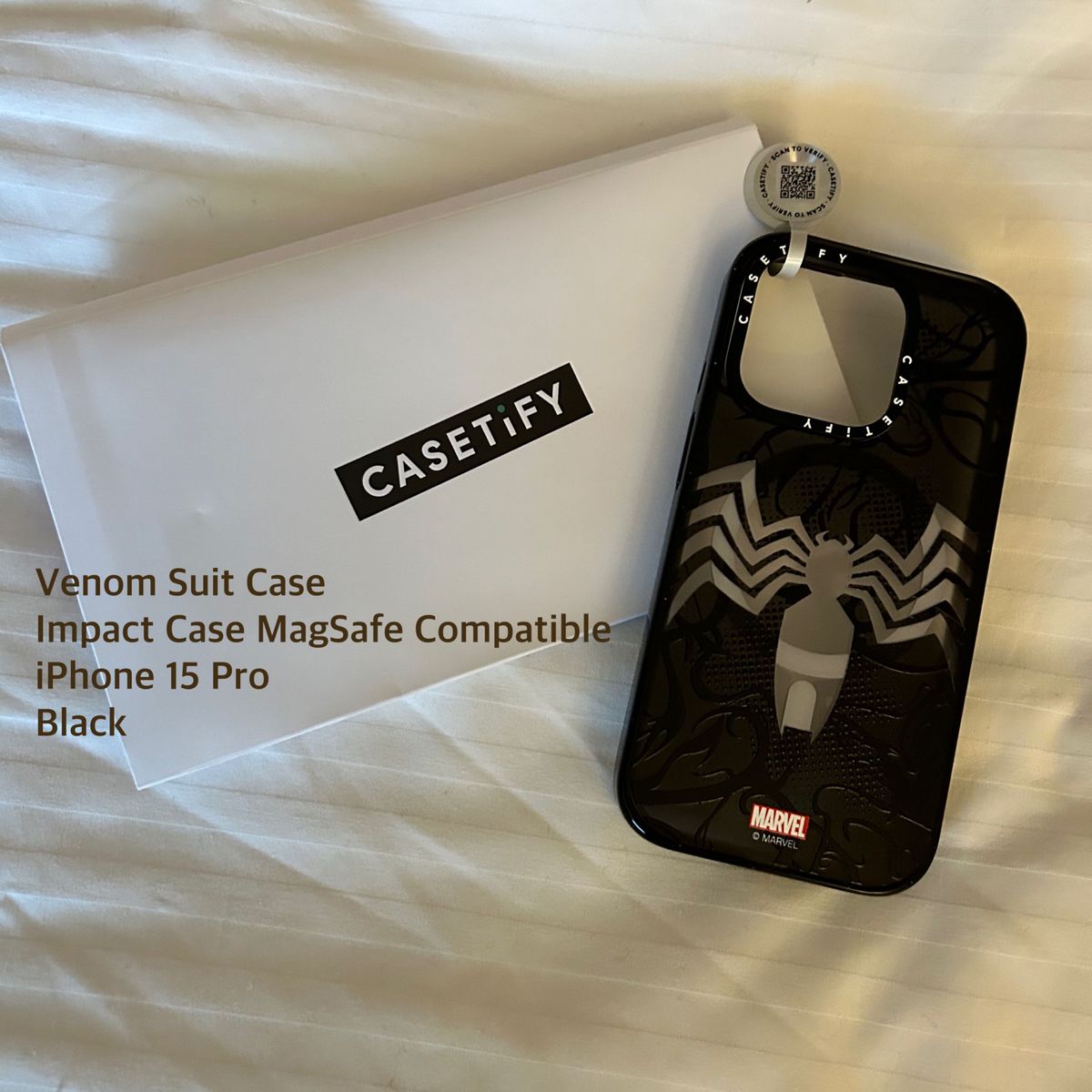 casetify スパイダーマン Venom コラボ iphone15pro ケース casetify スパイダーマン Venom コラボ iphone15pro ケース