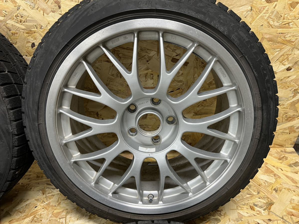 BBS RG301 RG304 18インチ 8j/9j スタッドレス 冬タイヤ ブリヂストン 225/45R18_画像3