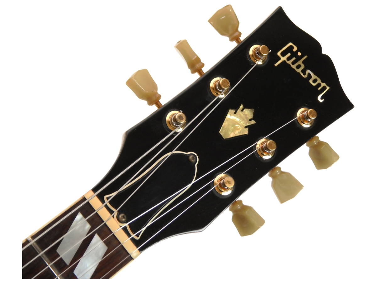 90年製 Gibson ES-295 All Gold ギブソン フルアコ フルアコースティック ゴールド ハードケース付き_画像6