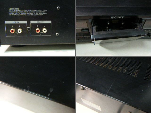 1.45* high class SONY Sony 3 head cassette deck TC-K555ESX audio equipment at that time price Y105,000 Junk 