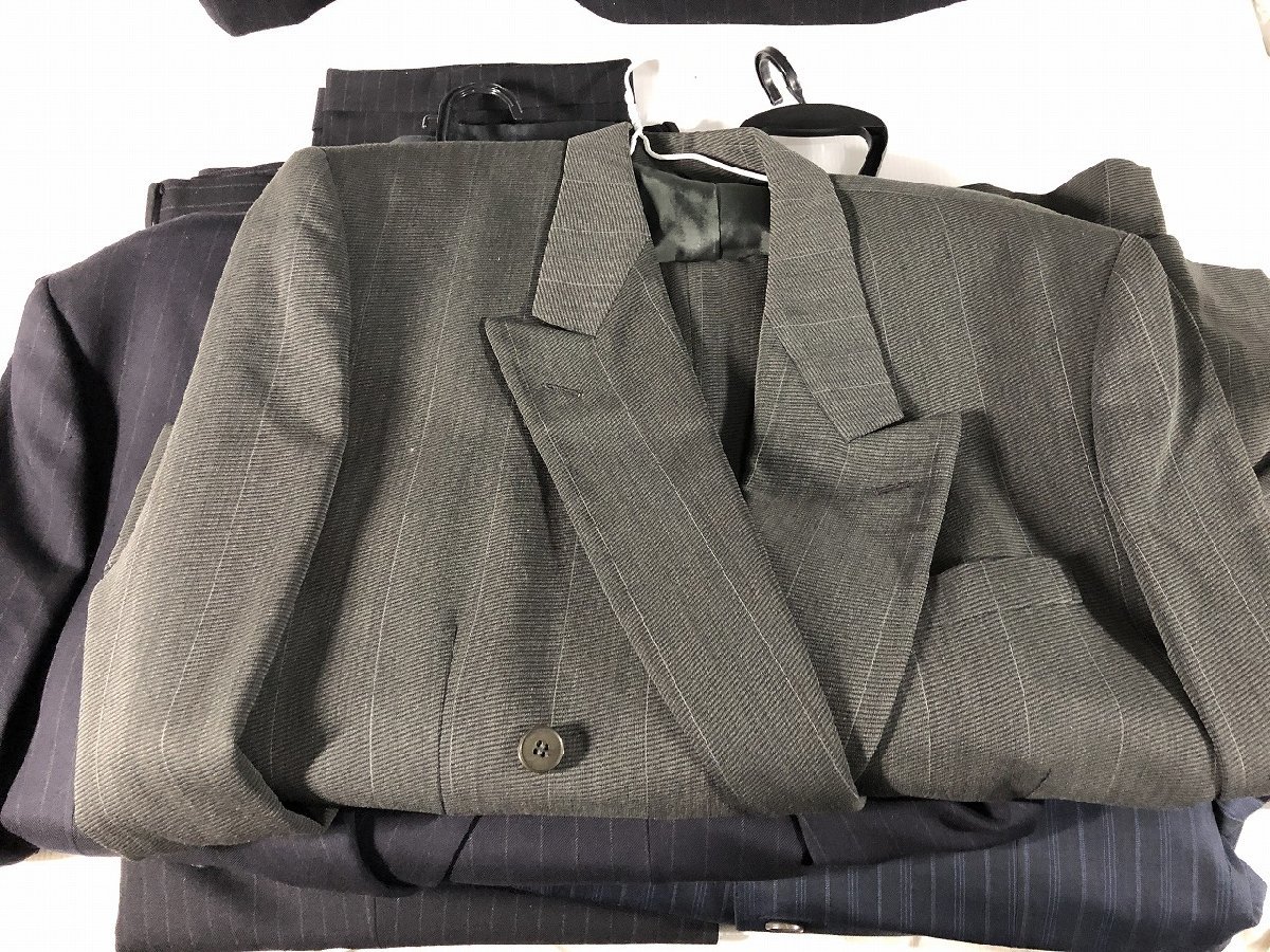 ★【Zegna(エルメネジルド・ゼニア)】スーツ・メンズ・[L]-XL、パンツXL ５点セット!!BASIL、オンリー ダブルスーツ《やや美品》中古/33_画像2