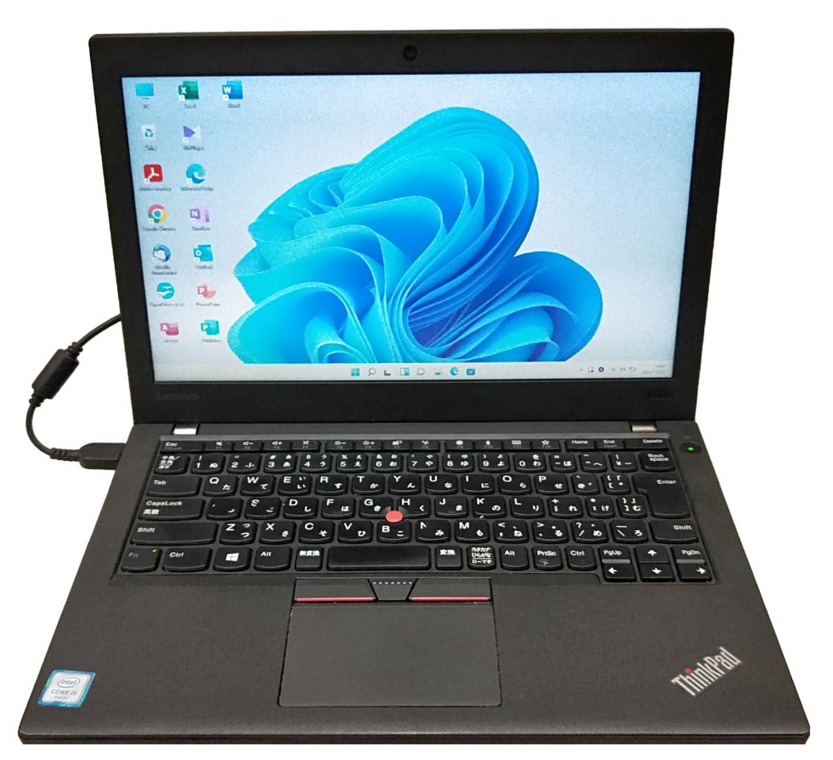 ★【驚速 LENOVO X270 i5-6200U 2.30GHz x4+8GB+SSD256GB 12.5インチノートPC】Win11+Office2021 Pro/HDMI/WEBカメラ■C102917の画像1