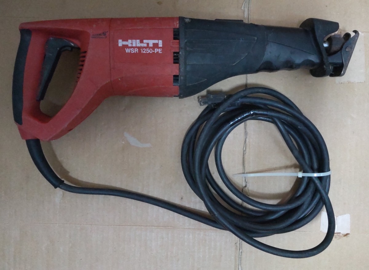 HILTI ヒルティ コード式　電動レシプロソー　セーバーソー　WSR1250-PE 100V 1250w ＊本体のみ＊_画像2