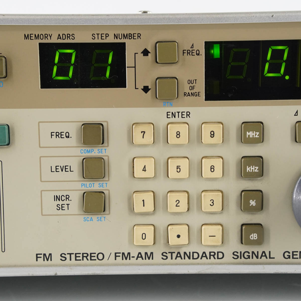 [DW] 8日保証 MSG-2161 MEGURO 目黒電波 FM STEREO/FM-AM STANDARD SIGNAL GENERATOR シグナルジェネレーター 信号発生器[05452-0200]_画像5