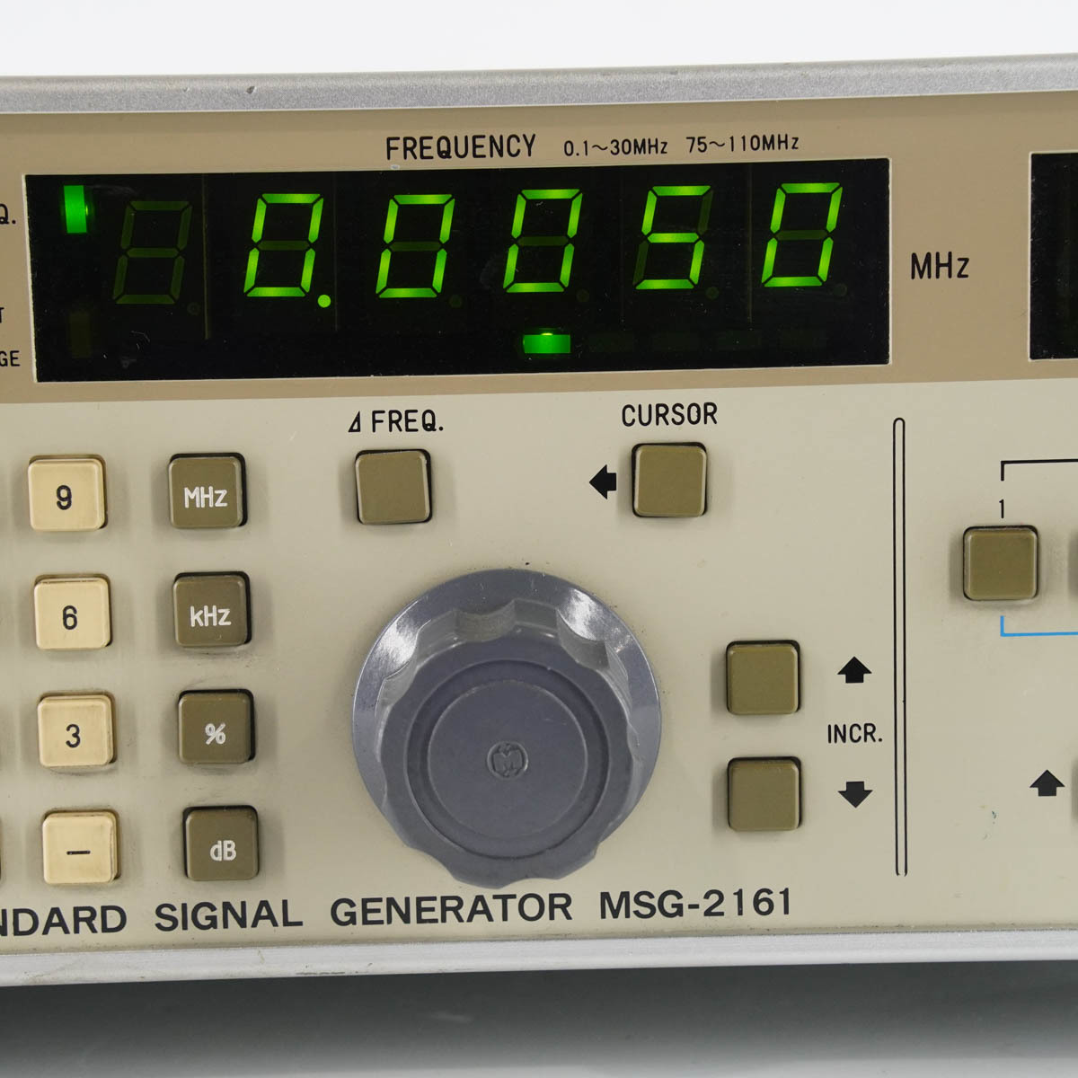 [DW] 8日保証 MSG-2161 MEGURO 目黒電波 FM STEREO/FM-AM STANDARD SIGNAL GENERATOR シグナルジェネレーター 信号発生器[05452-0200]_画像6