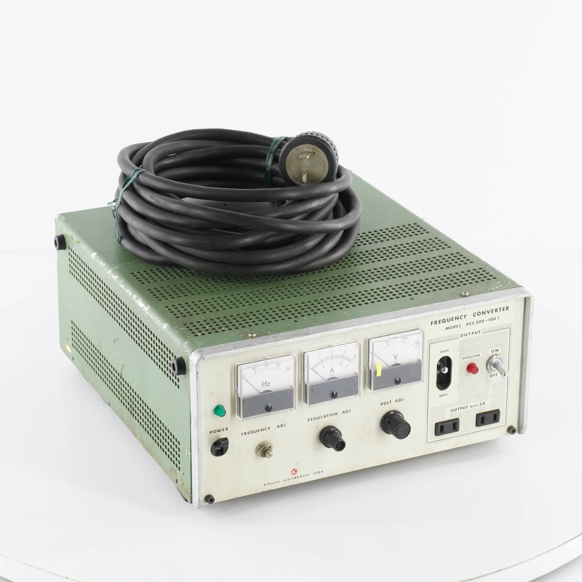 [JB] 現状販売 PCC300-100 KIKUSUI 菊水 FREQUENCY CONVERTER 周波数コンバーター[05184-0323]_画像1