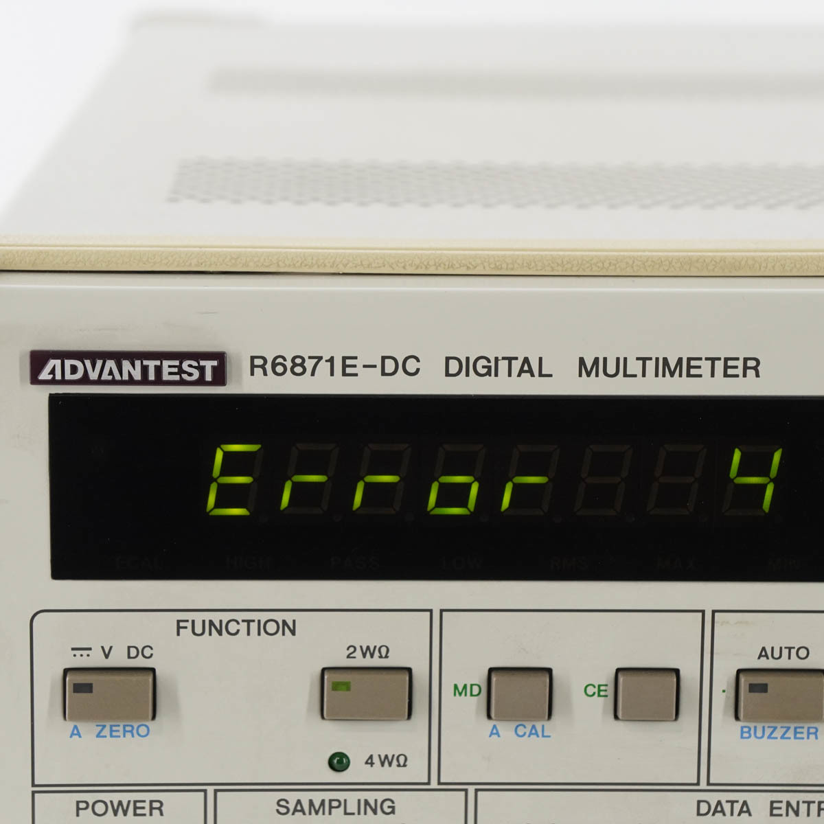 [JB] 現状販売 R6871E-DC ADVANTEST DIGITAL MULTIMETER アドバンテスト デジタルマルチメーター 電源コード[05184-0357]_画像4