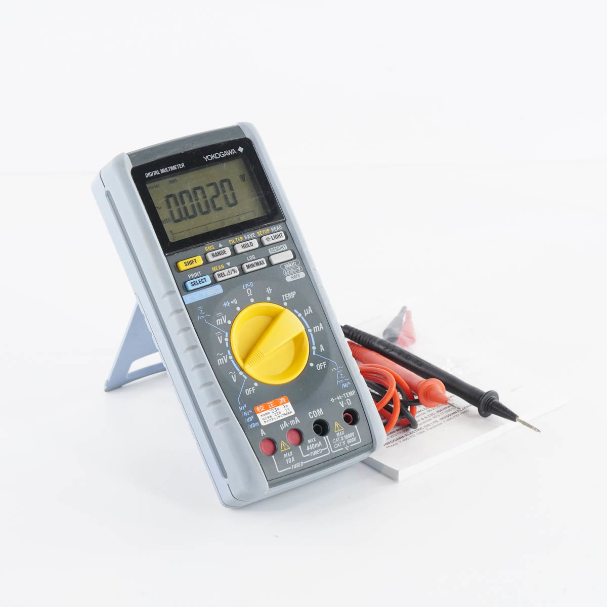 [DW] 8日保証 01/2022CAL TY720 YOKOGAWA DIGITAL MULTIMETER 横河 デジタルマルチメーター 取扱説明書[05310-0001]_画像1