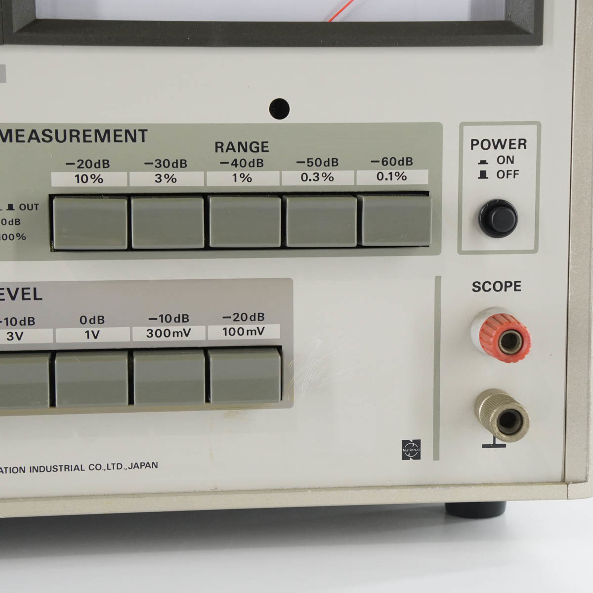 [DW] 8日保証 VP-7704A National ナショナル DISTORTION METER 歪み率計 ディストーションメーター[05452-0157]_画像7