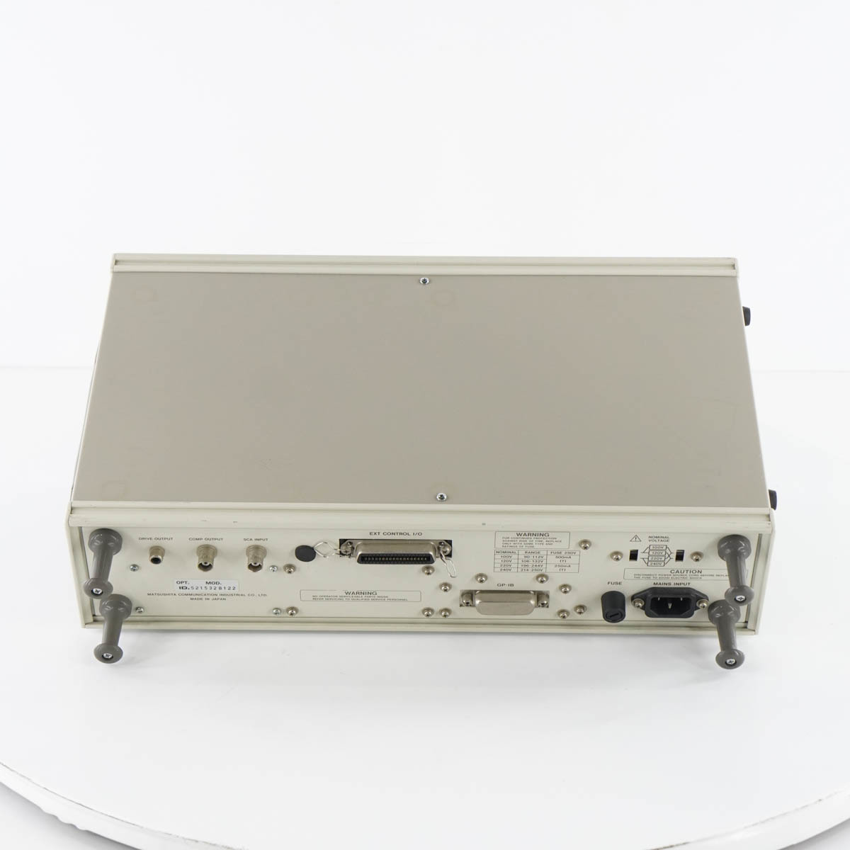 [DW] 8日保証 VP-8174A Panasonic パナソニック FM/AM Signal Generator FM/AM信号発生器 シグナルジェネレーター[05452-0036]_画像6