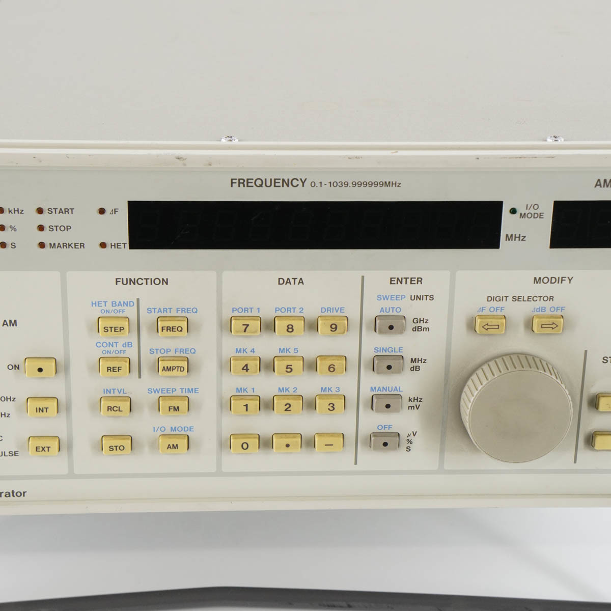 [JB] 現状販売 VP-8301A Panasonic パナソニック Synthesized Signal Generator シンセサイズド信号発生器 シグナルジェネ ...[05452-0136]_画像5